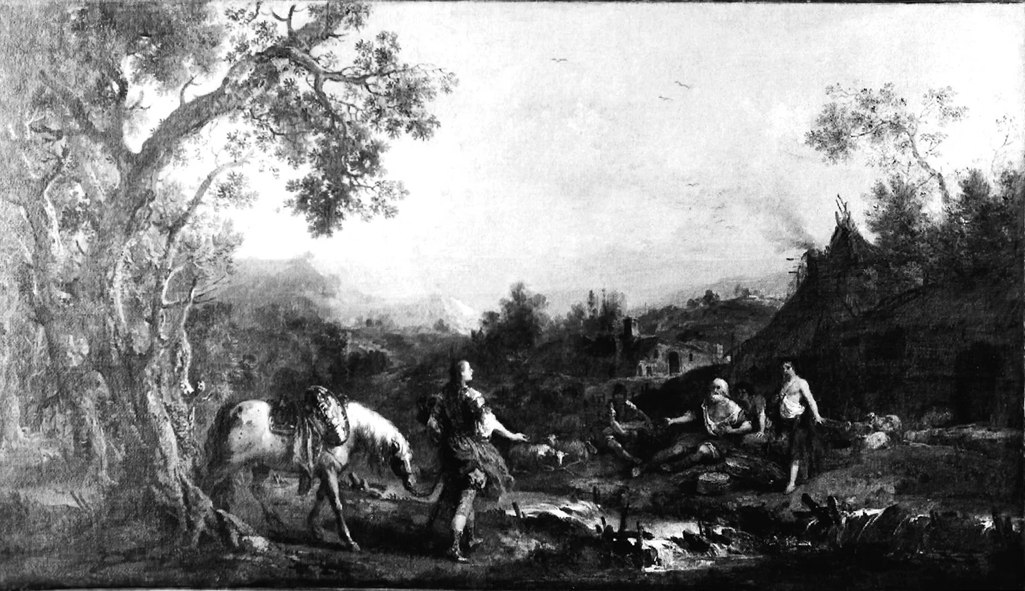 Paesaggio con figure - Collezione del Palazzo Reale di Venezia, attribuito